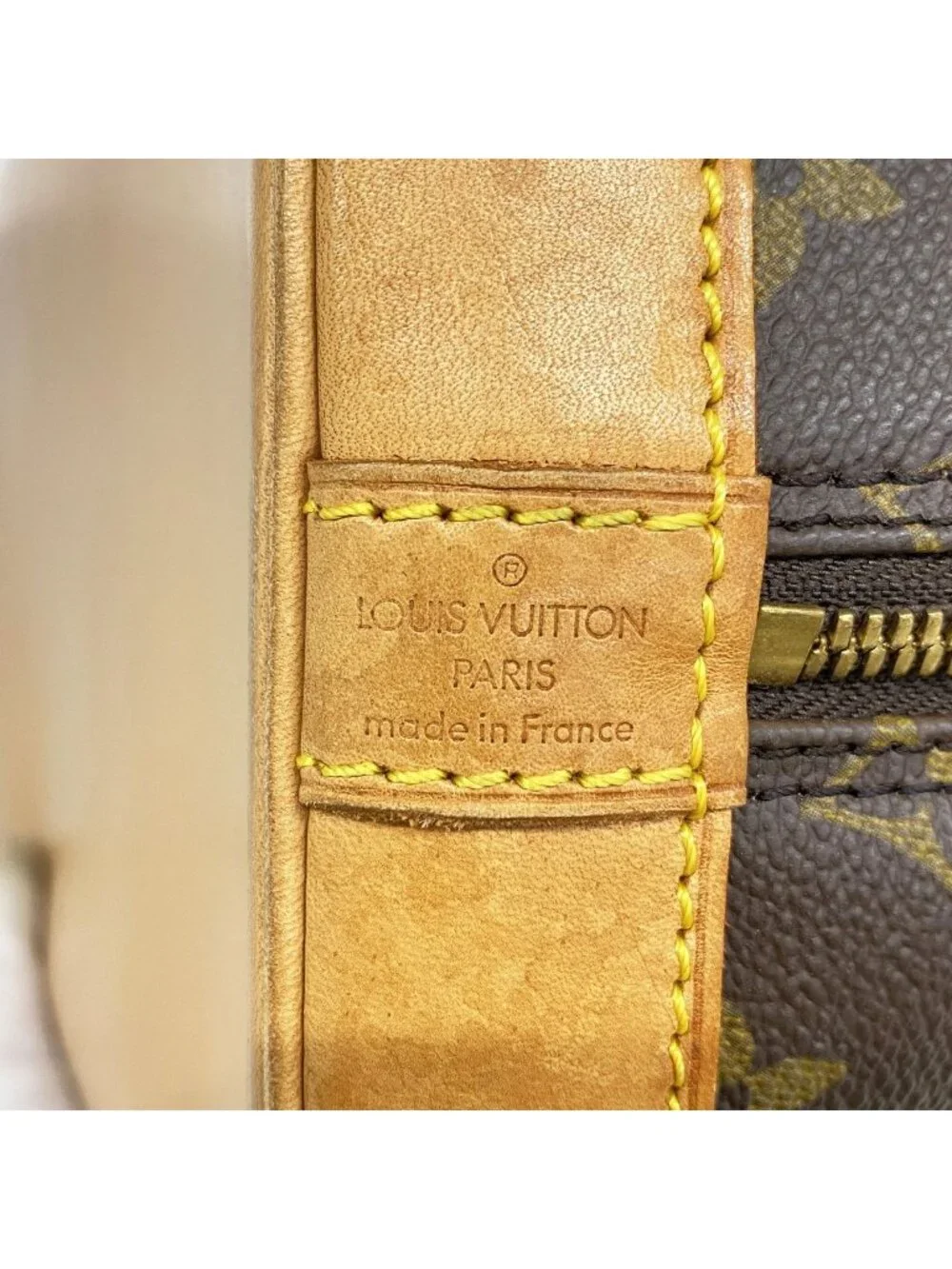 Louis Vuitton Handbag Monogram Alma Brown 2-Way Bag